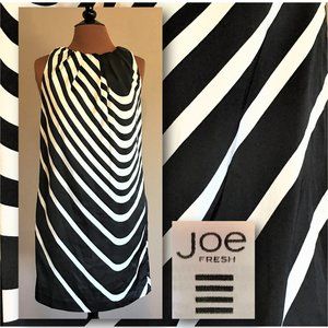JOE FRESH Silky Geometric Tunic Dress  |  Size S/P